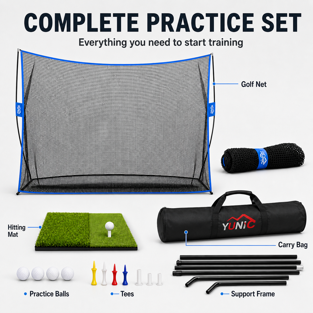 Golf Practice Net – Surface Wall, 10 × 7 ft