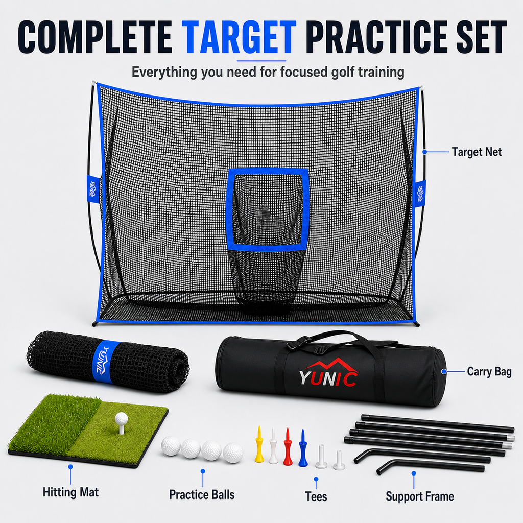 Golf Practice Net – Surface Wall, 10 × 7 ft