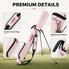 Golf Stand Bag – Lightweight, 3 Colors