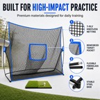 Golf Practice Net – Surface Wall, 10 × 7 ft