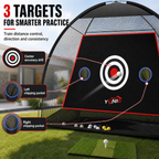 Golf Practice Net – Tent Style, 10 × 7 ft