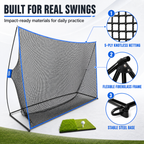 Golf Practice Net – Surface Wall, 10 × 7 ft