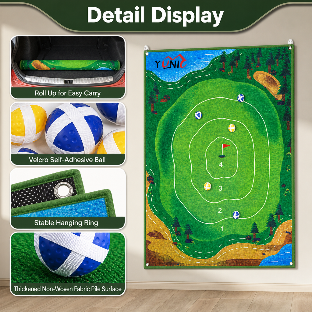 Chip 'N Stick Chipping Game – 4 × 6 ft