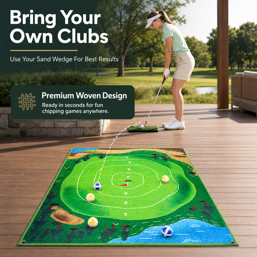 Chip 'N Stick Chipping Game – 4 × 6 ft