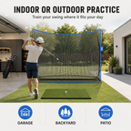 Golf Practice Net – Surface Wall, 10 × 7 ft