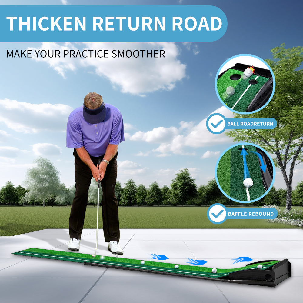 Portable Putting Mat – 8 or 10 ft