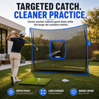 Golf Practice Net – Surface Wall, 10 × 7 ft