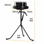 VeloForge S1 Pro Single-Wheel Pitching Machine