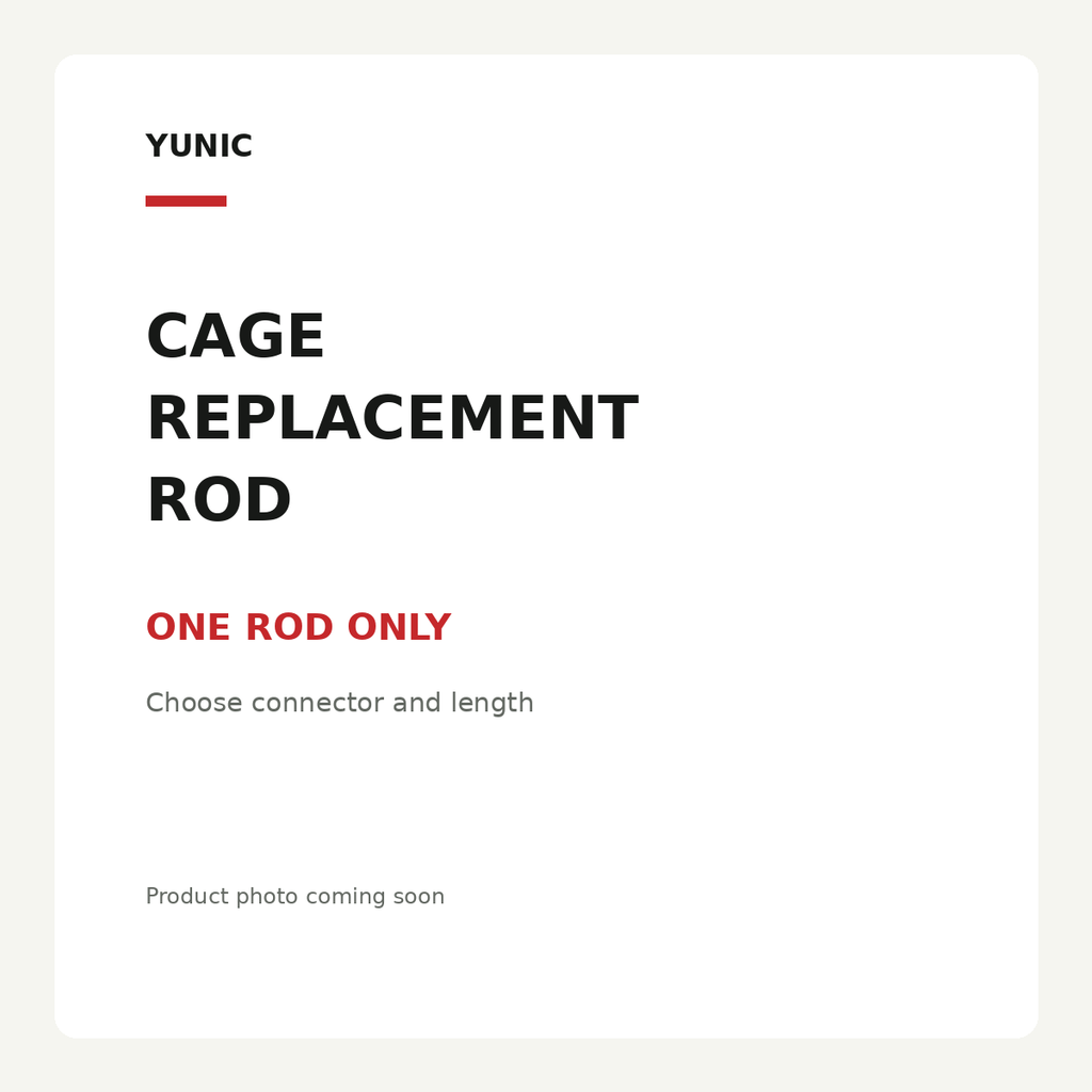 Cage Replacement Rod – Single Rod, 3 Lengths
